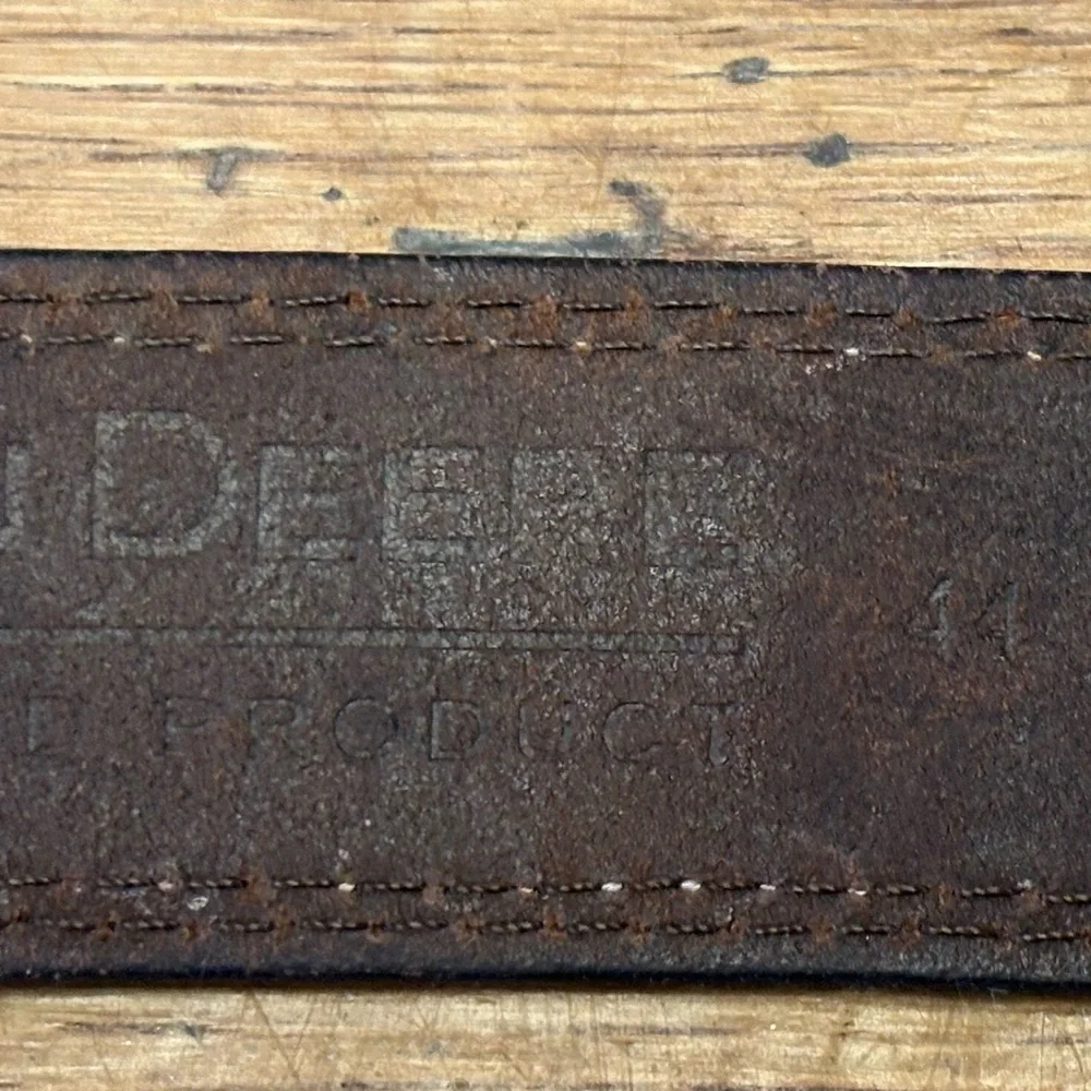 John Deere leather belt size 44